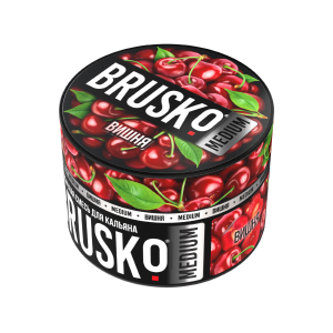 Купить Табак Brusko Medium, 50гр "Вишня" Табак Brusko Medium, 50гр "Вишня"