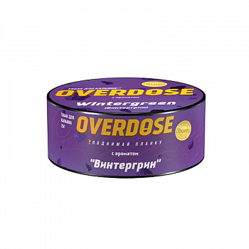 Табак Overdose, 25гр "Wintergreen / Винтергрин"